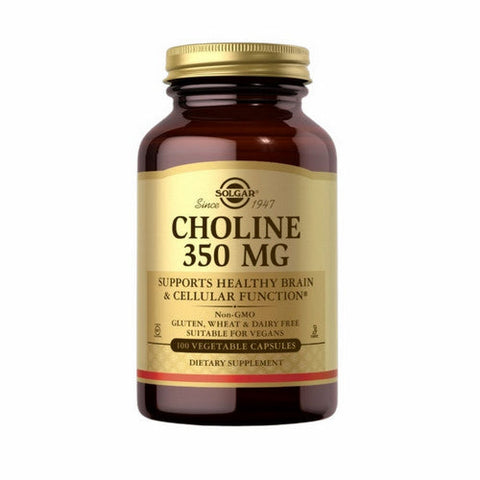 Solgar, Choline, 350 mg, 100 Veg Caps Solgar