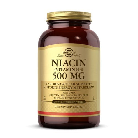 Solgar, Niacin (Vitamin B3), 500 mg, 250 V Caps Solgar