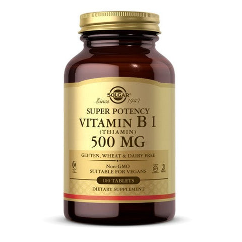 Solgar, Vitamin B1 Thiamin, 500 Mg, 100 Tabs Solgar