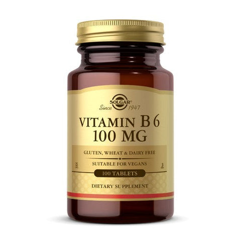 Solgar, Vitamin B6, 100 mg, 100 Tabs Solgar