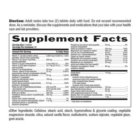 Country Life, Max For Men Maxi-Sorb Rapid Release The Maximized Masculine Formulation, 60 Tabs Country Life