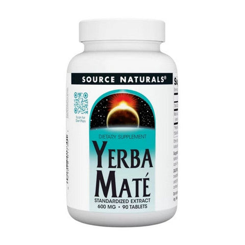 Source Naturals, Yerba Mate, 600 mg, 90 Tabs Source Naturals