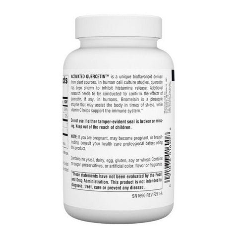 Source Naturals, Activated Quercetin Capsule, 100 Caps Source Naturals