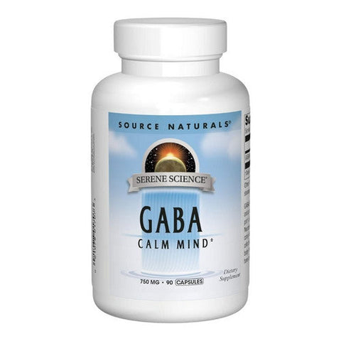 Source Naturals, Serene Science Gaba, 750 Mg, 90 Caps Source Naturals
