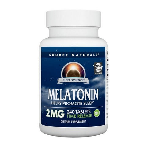 Source Naturals, Sleep Science Melatonin Timed Release, 2 Mg, 240 Tabs Source Naturals