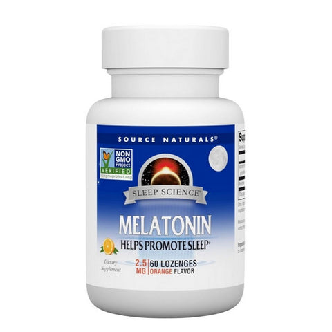 Sleep Science Melatonin Orange Sublingual Orange 60 Tabs by Source Naturals