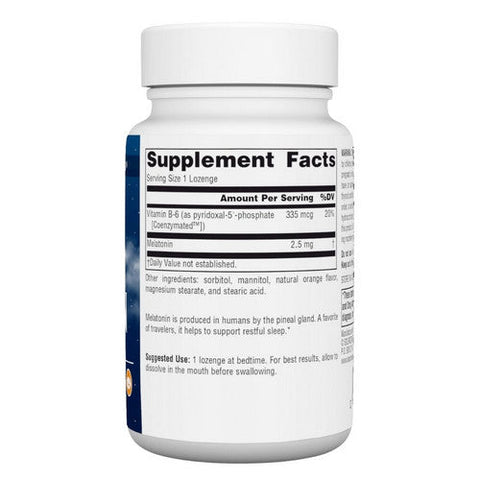 Source Naturals, Sleep Science Melatonin Orange, 2.5 Mg, Sublingual Orange 120 Tabs