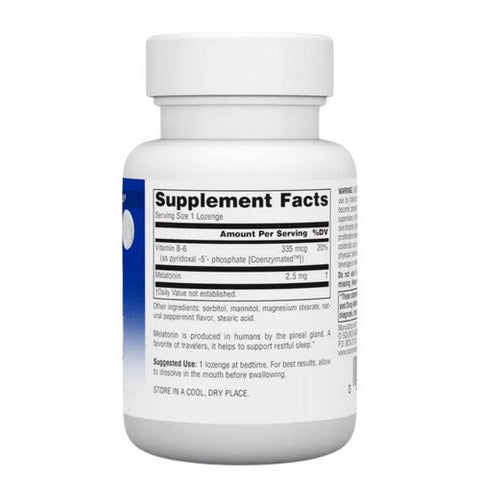 Source Naturals, Melatonin Peppermint, 5 Mg, Sublingual Peppermint 60 Tabs