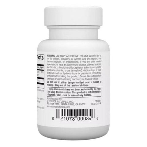Source Naturals, Melatonin Peppermint, 5 Mg, Sublingual Peppermint 60 Tabs Source Naturals