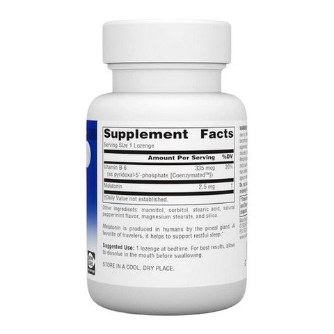 Source Naturals, Melatonin Peppermint, 5 Mg, Sublingual Peppermint 120 Tabs