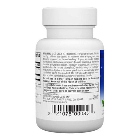 Source Naturals, Melatonin Peppermint, 5 Mg, Sublingual Peppermint 120 Tabs Source Naturals