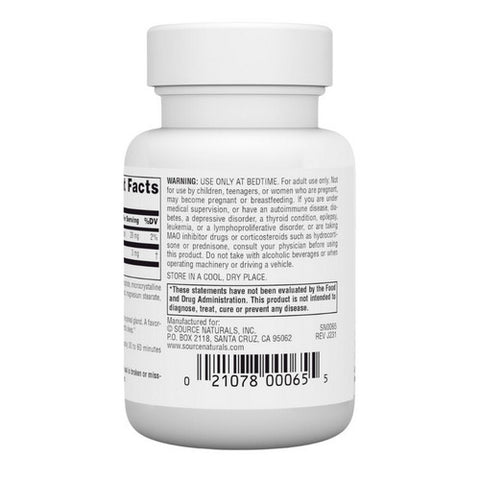 Source Naturals, Timed Release Melatonin, 3 Mg, 60 Tabs Source Naturals
