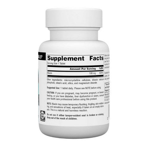 Source Naturals, Niacin, 100 mg, 100 Tabs Source Naturals