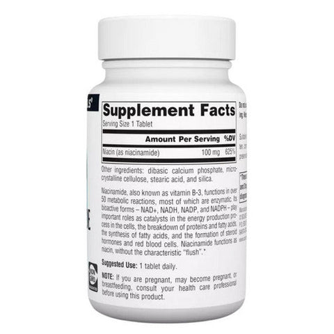 Source Naturals, Niacinamide B-3, 100 mg, 250 Tabs Source Naturals
