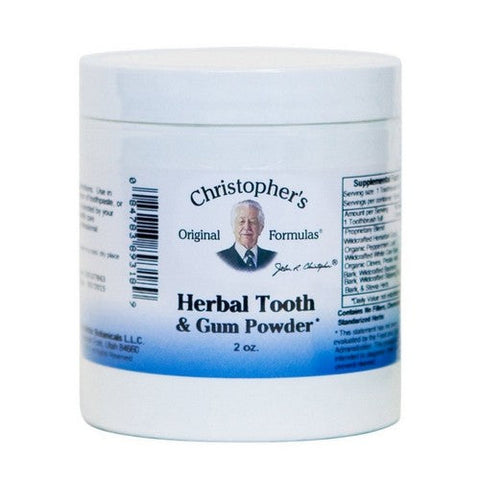 Dr. Christophers Formulas, Herbal Tooth & Gum Powder, 2 oz Dr. Christophers Formulas
