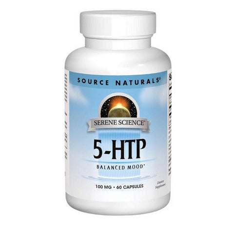 Source Naturals, 5-HTP, 100 mg, 60 Capsules Source Naturals