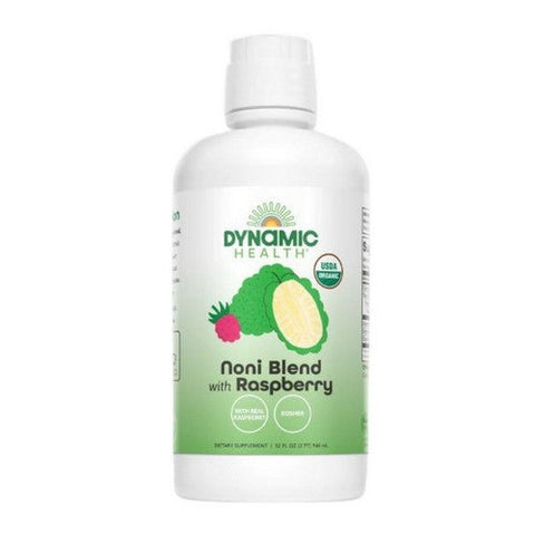 Dynamic Health Laboratories, Organic Tahitian Noni Raspberry Flavor, 32 Oz Dynamic Health Laboratories