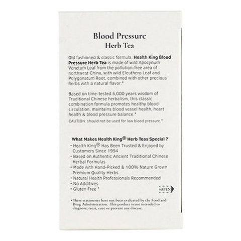 Health King, Blood Pressure Tea, 20 Bags Health King