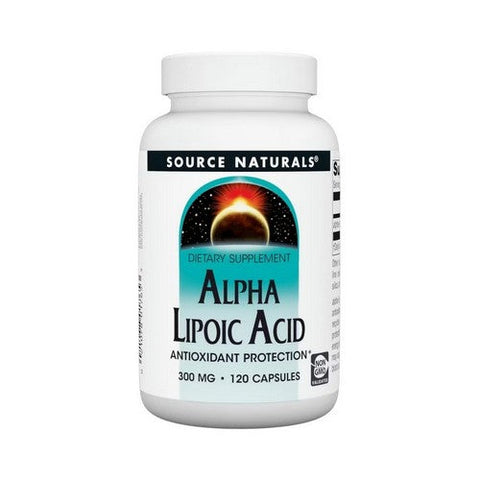 Source Naturals, Alpha Lipoic Acid, 300 Mg, 120 Caps Source Naturals