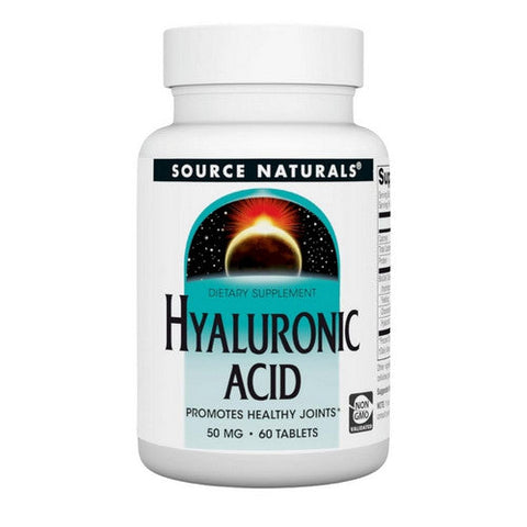 Source Naturals, Hyaluronic Acid, 50 mg, 60 Tabs Source Naturals