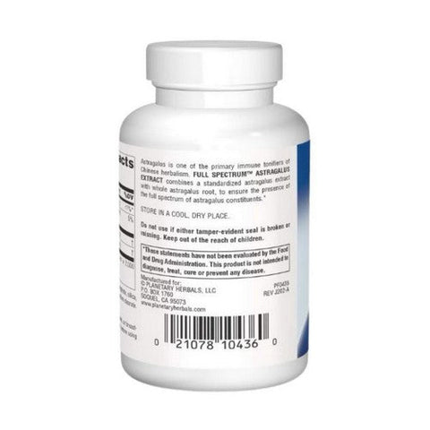 Planetary Herbals, Full Spectrum Astragalus Extract, 60 Tabs Planetary Herbals