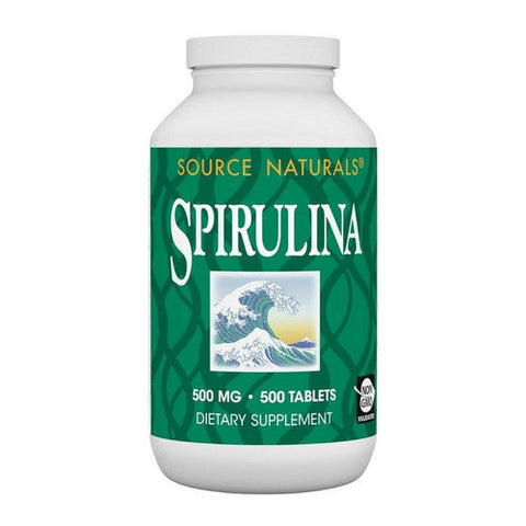 Source Naturals, Spirulina, 500 MG, 500 Tabs Source Naturals