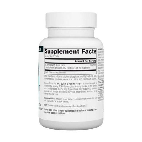 Source Naturals, St. John's Wort, 450 90 Tabs Source Naturals