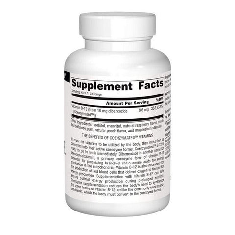 Source Naturals, Dibencozide Sublingual, 10000 mcg, 120 Tabs Source Naturals