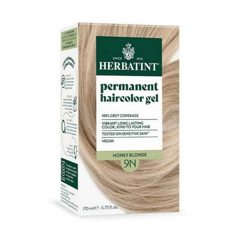 Herbatint, Permanent Hair Colour Gel 9N Honey Blonde, 5.75 Oz Herbatint