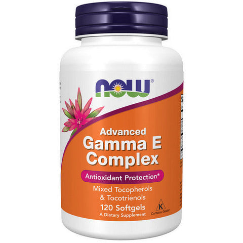 Now Foods, Advanced Gamma E Complex, 120 Softgels Now Foods