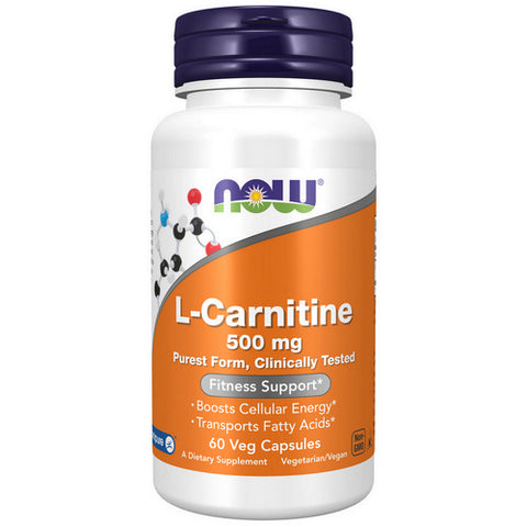 Now Foods, L-Carnitine, 500 Mg, 60 Veg Caps Now Foods