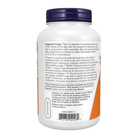 Now Foods, Chitosan plus Chromium, 500 mg, 240 Caps Now Foods