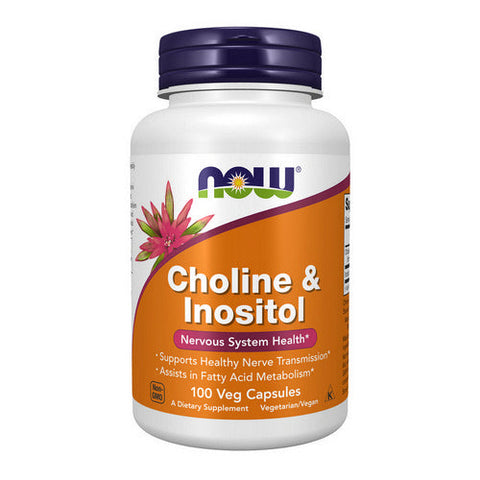 Now Foods, Choline & Inositol, 500 mg, 100 Caps Now Foods