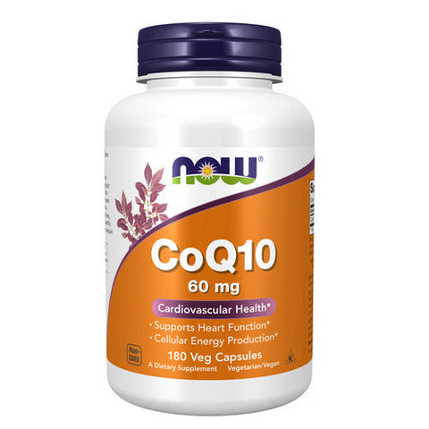 Now Foods, CoQ10, 60 mg, 180 Vcaps Now Foods