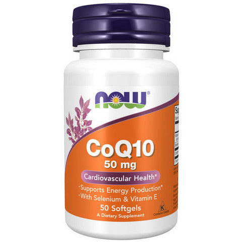 Now Foods, CoQ10, 50 mg, 50 Sgels Now Foods