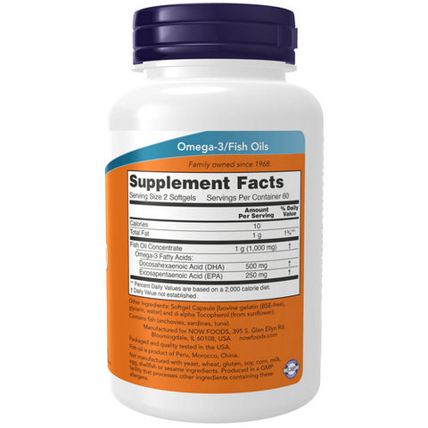 Now Foods, DHA-250, 120 Sgels Now Foods