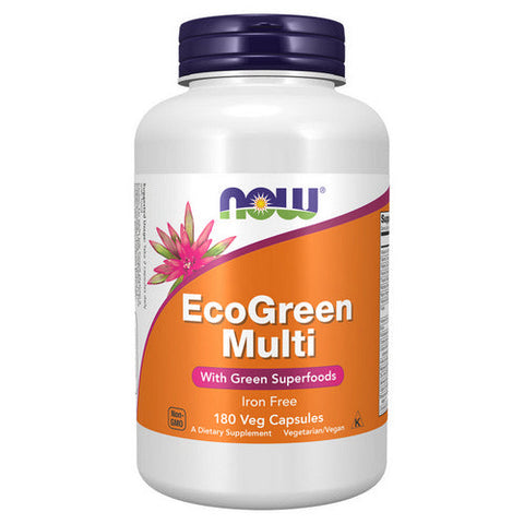 Now Foods, EcoGreen Multi Vitamin, 180 Veg Caps Now Foods