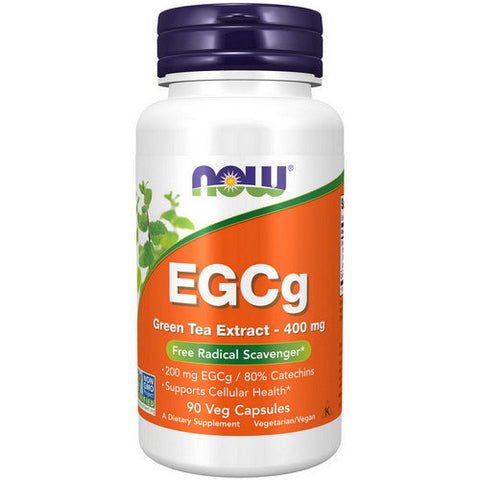 Now Foods, EGCg Green Tea Extract, 400 mg, 90 Veg Caps Now Foods