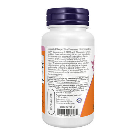 Now Foods, Glucosamine & M.S.M, 750/250 mg, 60 Caps Now Foods