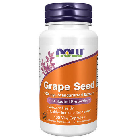 Now Foods, Grape Seed, 100 Mg, 100 Veg Caps Now Foods