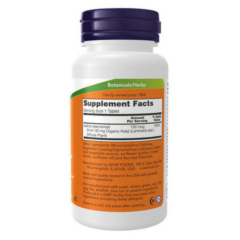 Now Foods, Kelp, 150 Mcg, 200 Tabs Now Foods
