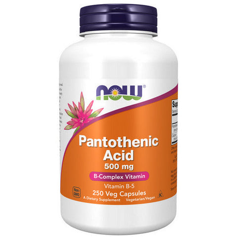 Now Foods, Pantothenic Acid, 500 mg, 250 Caps Now Foods