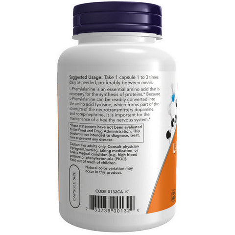 Now Foods, L - Phenylalanine, 500 mg, 120 Caps Now Foods