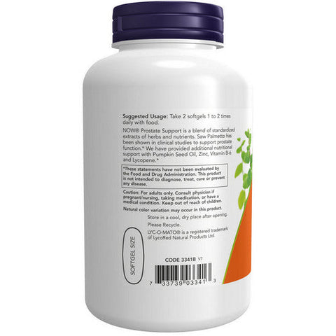 Now Foods, Prostate Support, 180 Sgel Now Foods