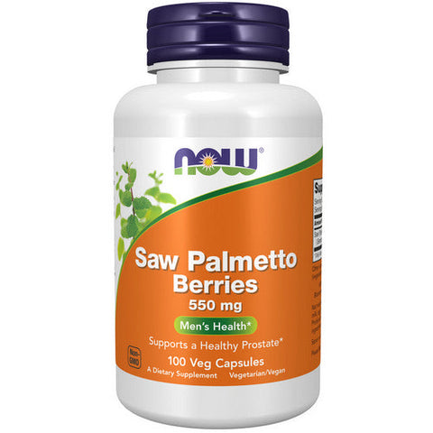 Now Foods, Saw Palmetto Berries, 550 mg, 100 Caps Now Foods