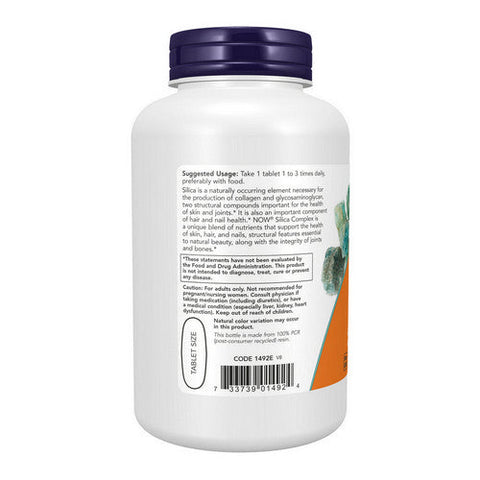 Now Foods, Silica Complex, 500 mg, 180 Tabs Now Foods