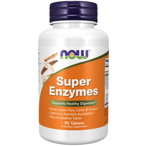 Now Foods, Super Enzymes, 90 Tabs Now Foods