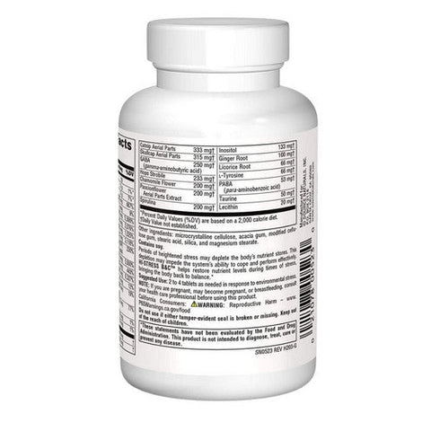 Source Naturals, Hi-Stress B&c, w/ herbs 60 Tabs Source Naturals