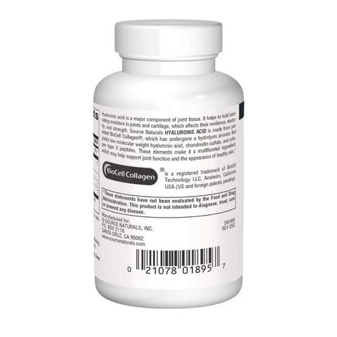 Source Naturals, Hyaluronic Acid, 50 mg, 30 Caps Source Naturals