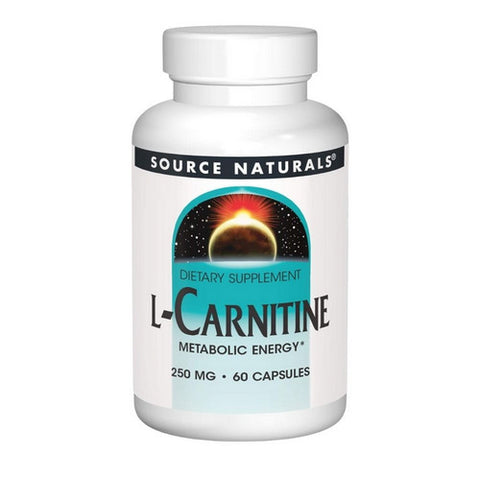 Source Naturals, L-Carnitine, 250 MG, Fumerate 60 Caps Source Naturals
